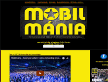 Tablet Screenshot of mobilmania.rockband.hu